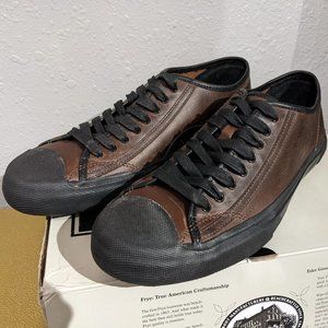 Frye Ryan Low Lace Sneakers, Brown, Size 10.5 - New, never worn, in box